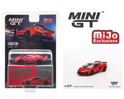 Mini GT 1:64 Chevrolet Corvette Z06 2023 Torch Red MGT00477 Diecast Model Car  • $14.49