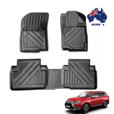 $119.95 • Buy 3D Moulded All Weather Floor Mat Carpet Liner For Mitsubishi Outlander 2012-2021