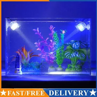 Aquarium LED Spotlight Submersible Light Fish Tank Underwater Lighting Lamp • $16.93