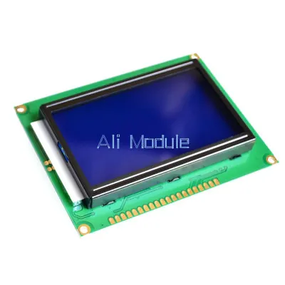 £8.32 • Buy 5V 12864 LCD Display Module 128x64 Dots Graphic Matrix LCD Blue Backlight