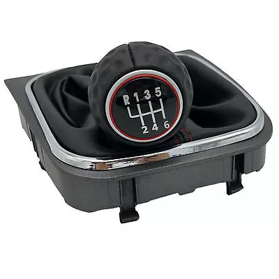 $28.49 • Buy 6 Speed Car Gear Shift Knob Gaiter Boot For VW Golf 6 MK6 GTI GTD R20 2009-2013