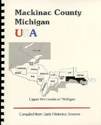 MI Mackinac County/ Island Michigan St. Ignace 1883 Upper Peninsula History/bios • $17.48