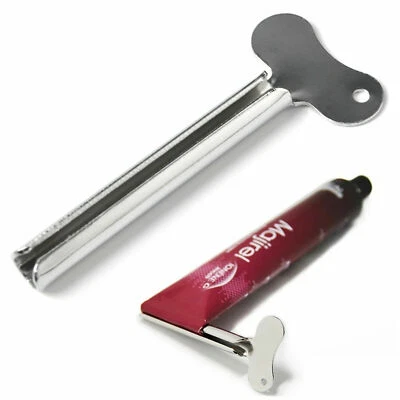£5.88 • Buy Metal Toothpaste Squeezer Tube Easy Squeeze Dispenser Cleaner Stainless Steel UK
