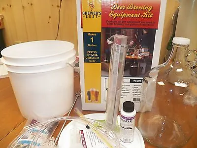BREWER'S BEST® ONE GALLON BEER EQUIPMENT KIT W/ 1 GAL  INGREDIENT KIT Choice • $78
