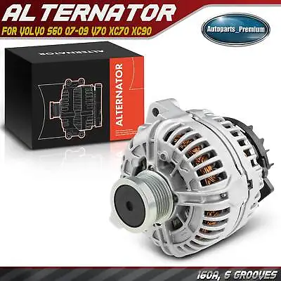 Alternator For Volvo S60 07-09 V70 XC70 XC90 160A 12V CCW 6-Groove Clutch Pulley • $150.99