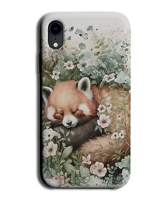 Sleeping Red Panda Painting Print Phone Case Cover Pandas Little Animal CU60 • £14.95