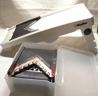 $22 • Buy Mueller Austria V Pro 5 Blade Head Mandolin Slicer Grater NO HAND Guard Food