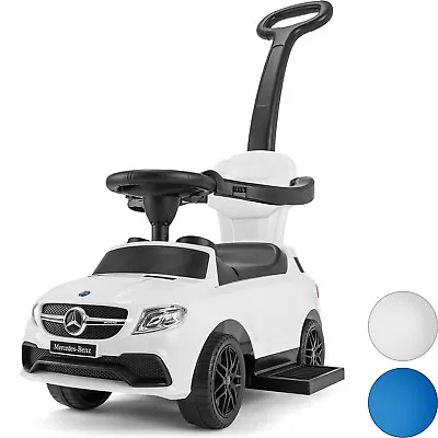 Mercedes Ride On Car 3 In 1 Push Along Baby Toddler Toy With Sounds RideStar • £65.99