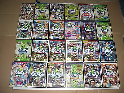 The Sims 3 / Expansion Pack Pc Cd Rom Sims3 Base Game / Individual Add-On Simms • £9.49