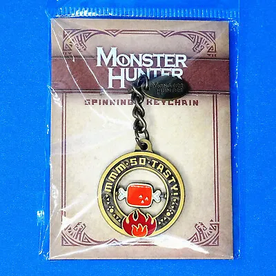 Monster Hunter Rise Well-Done Steak Spinning Keychain - Meat Cooking Charm World • $27.99