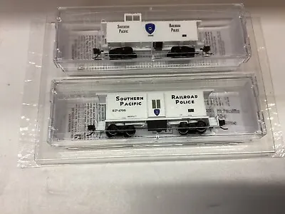 Micro Trains #983 00 212 N Scale  SP Police” Police Caboose 2 Pack • $79.99