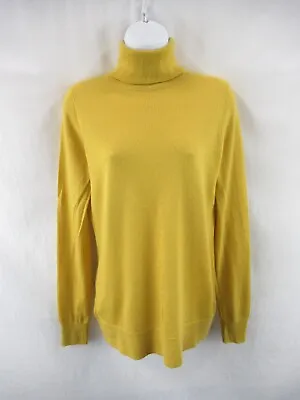 J. Crew Women's 100% Cashmere Turtleneck Pullover Sweater Size M #CK156 • $29.99