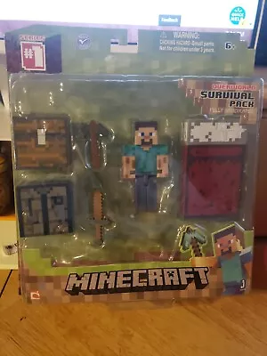 Official Minecraft 2014 Series 1 Overworld Player Survival Pack Playset New • $19.97