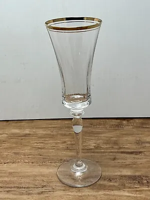 Set Of Six (6) Vintage Mikasa Jamestown Chrystal Stemmed Champagne Flute Austria • $69