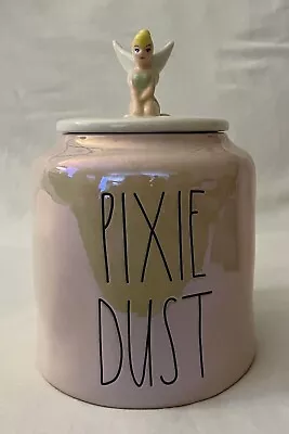 RAE DUNN Disney Peter Pan Tinker Bell Canister/Cookie Jar - PIXIE DUST • $45