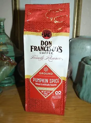 $12.90 • Buy Don Francisco's Batch Roasted PUMPKIN SPICE Ground Flavored Arabica Coffee 12oz