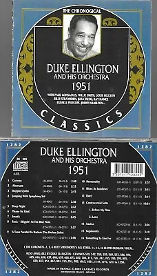 Duke Ellington 1951-classics Cd Just Reissued Long Out Of Print New Sealed • $15