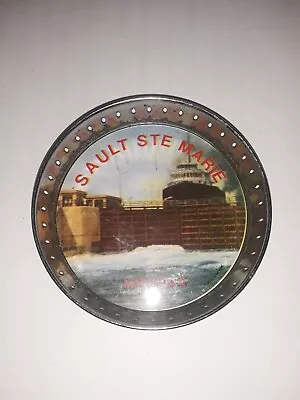 SAULT STE. MARIE MICHIGAN Metal Souvenir Trinket Tray 3  • $2.55