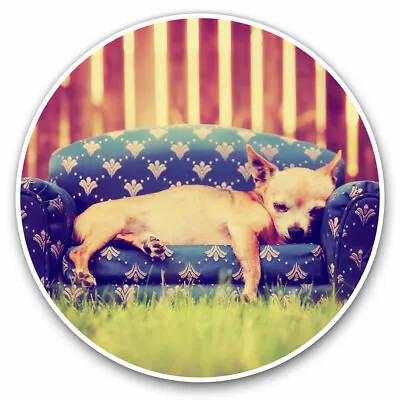£3.99 • Buy 2 X Vinyl Stickers 10cm - Cute Chihuahua Puppy Dog Cool Gift #8130