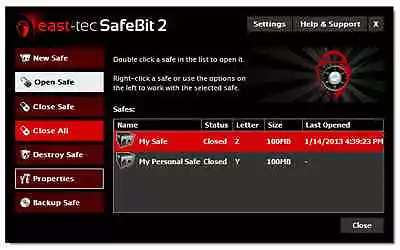 East-tec SafeBit On-the-fly Disk Encryption And Virtual Disk Drive Software • $39.95