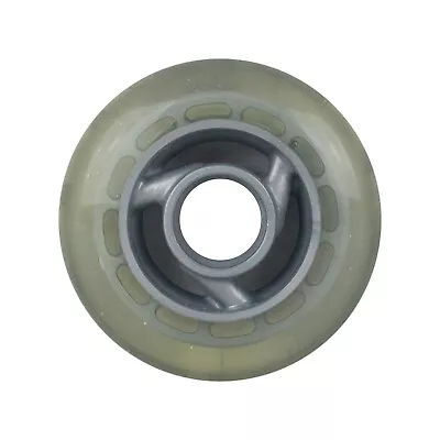 Inline Skate Wheel Multi Use 80mm 78A Clear Silver Cyclone Spoke Indoor/Outdoor  • $4.95