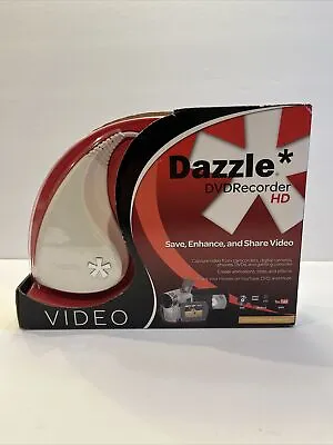 Dazzle DVD Recorder HD VHS To DVD Converter Save Enhance Share Video NEW • $19.99