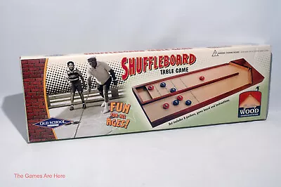 Shuffleboard Wooden Table Game - Old School Sports COMPLETE (read Description) • $60