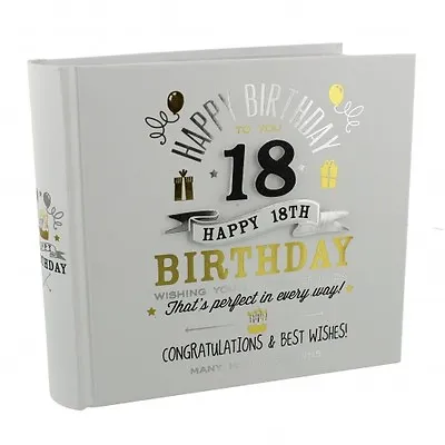 Signography 18th Birthday Photo Album - Gift Idea For 18th Birthday  • £17.99