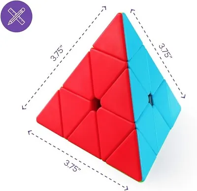 Speed Cube Pyramid 3x3x3  Triangle Puzzle Brain Teaser  Magic Cube • $9.59