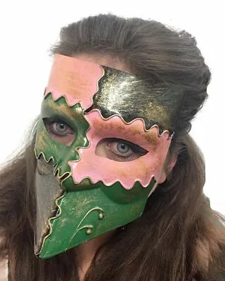 £7.99 • Buy Womens & Mens Masquerade Mask Harlequin Jester Multicoloured Full Face Unisex 