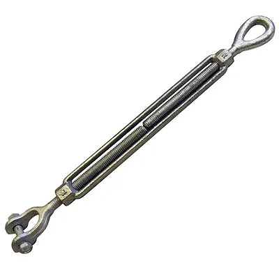 Eye/Jaw Turnbuckle For Wire Rope 1/2 X12  Take-up • $21.70