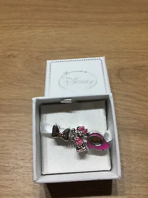 GENUINE Licensed Disney Minnie Mouse Charms X3 Silver Look Gift Box  Bracelet • £12.95