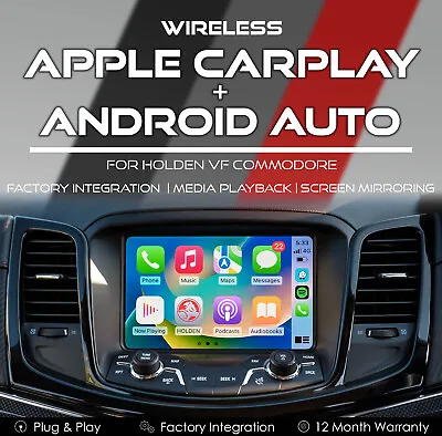 Holden VF Commodore Wireless Apple CarPlay Android Auto Integration Suits S1 S2 • $699
