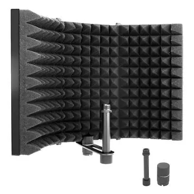 Pyle Three Panels Metal Microphone Isolation Shield-Vocal Booth And Studio • $43.99