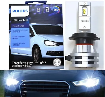 Philips Ultinon Pro3101 LED White H7 Two Bulbs Headlight DRL Daytime Replacement • $105