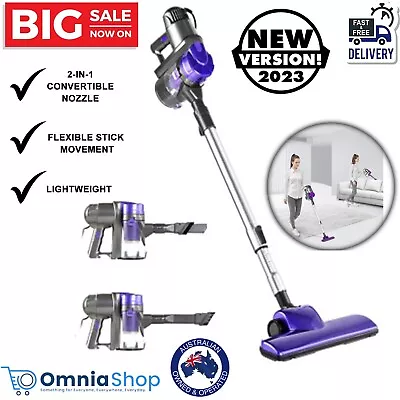 HANDHELD STICK VACUUM CLEANER Bagless Vaccum Handstick Vac Upright Devanti 450w • $79.97