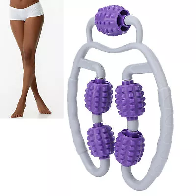 Muscle Roller Trigger Point Roller Massager Handheld Foam Roller Deep VIS • $31.45