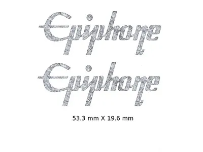 Epiphone Guitar Decal Headstock Decal Waterslide Inlay Logo 38 • $7.38