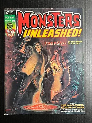 MONSTERS UNLEASHED! #8 October 1974 High Grade Earl Norem Frankenstein • $27