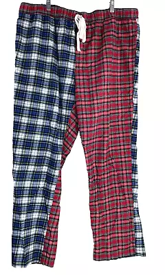 Vineyard Vines Mens Cotton PATCHWORK Plaid Flannel Pajama Pants  2X • $21.38