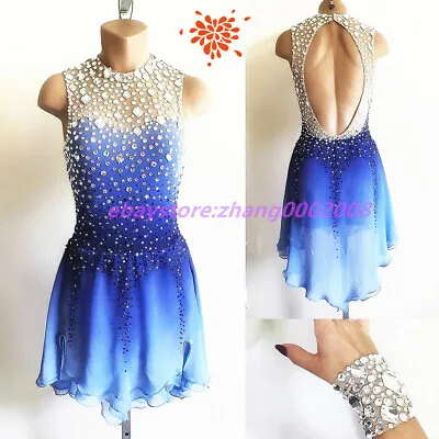 £175 • Buy Ice Skating Dress.Figure Skating Costume.Baton Twirling Competition Tap Costume