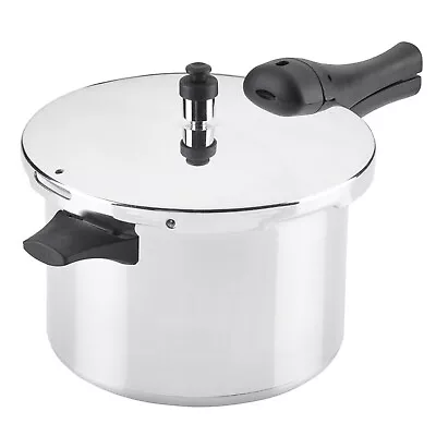 6-Quart Aluminum Stovetop Pressure Cooker 15 PSI Electric Pressure Cooker • $25.99