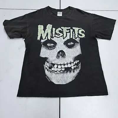 Vintage 1997 Misfits T Shirt 2-Sided Glow In The Dark Fiend Skull Punk Rock XL • $250