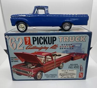 AMT 1962 Ford F-100 Custom Cab Pickup Truck ‘62 VTG K-132 1:25 Customizing Kit • $179.88