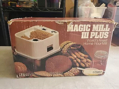 Brand New Magic Mill III Plus Electric Grain Grinder Flour Mill Model 100 • $249.99