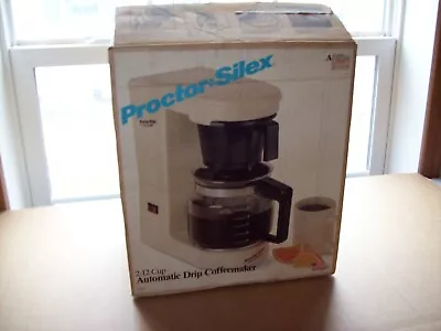 Vintage USA Proctor Silex Automatic Drip Coffee Maker Model A600 NEW Open Box • $32