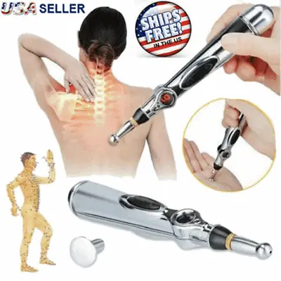 $19.97 • Buy Laser Acupuncture Pen Tool ~Trigger Pain Point Tension Release 3 Heads