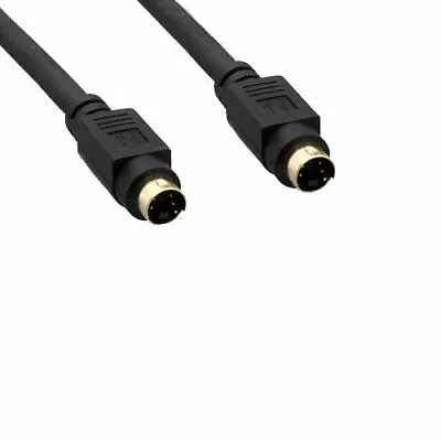 12ft S-Video Video Cable MiniDin4 Camcorder Satellite Receiver DVD S-VHS To TV • $9.43