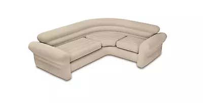 Intex Inflatable Air Corner Sofa/Couch Waterproof Flocked 257x203x76 Cm • £120