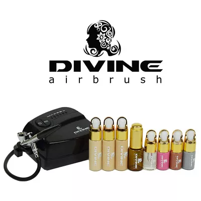 Divine Professional Airbrush System Liquid Makeup Machine Professional Face Body • $49.95